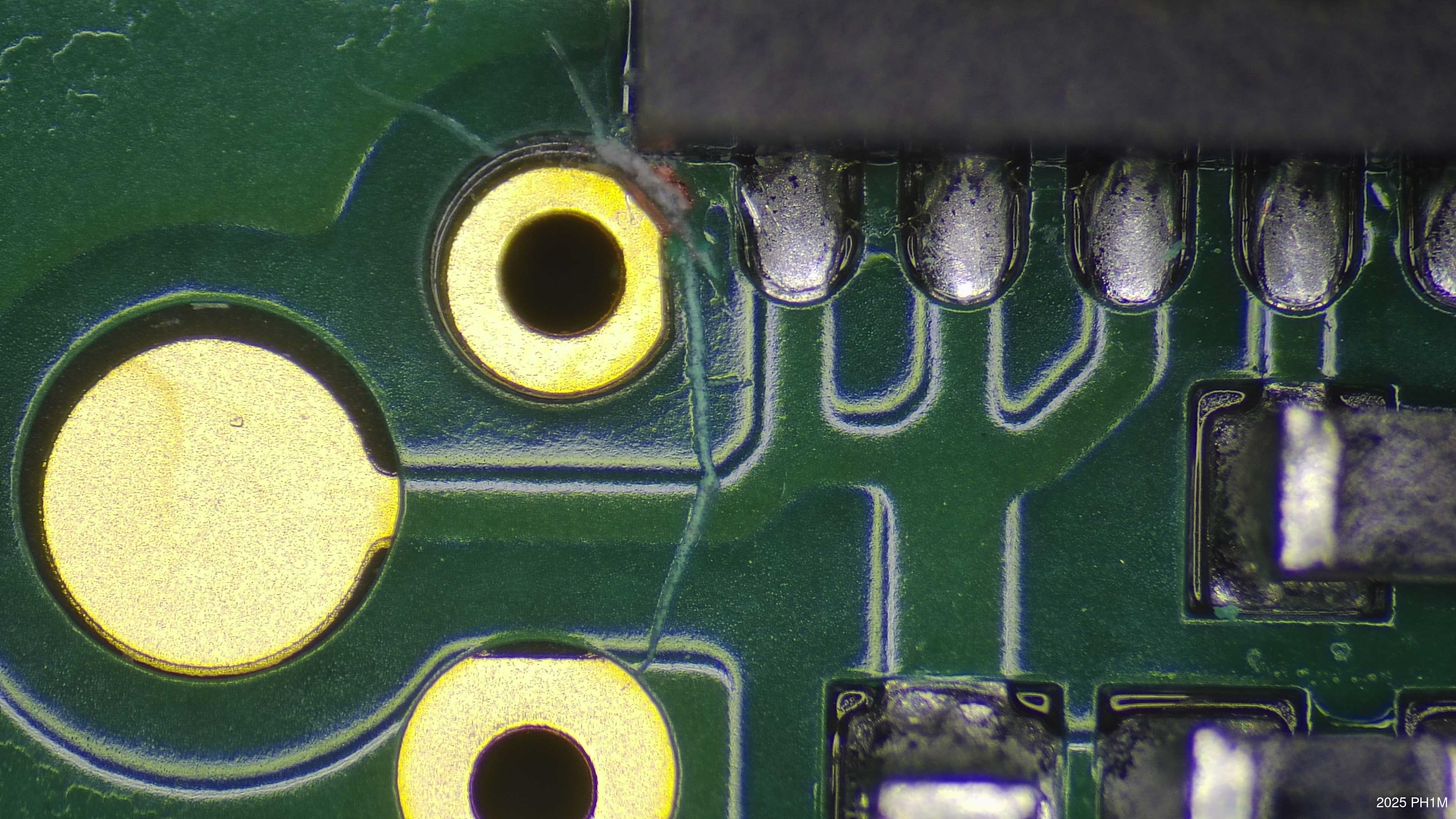 Trace to enable pin removed